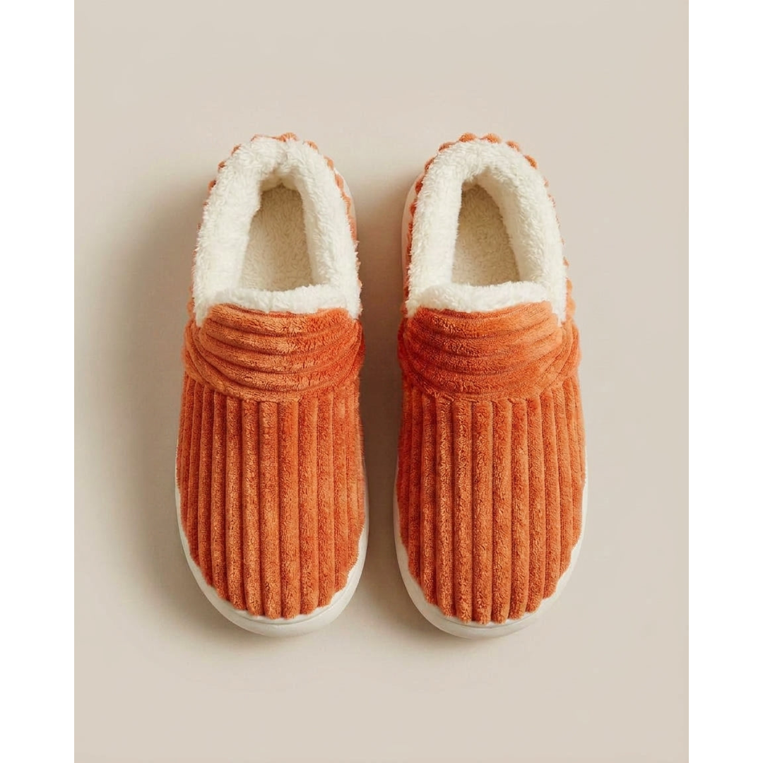 Fleece-Lined Slippers for Cozy, Secure Steps