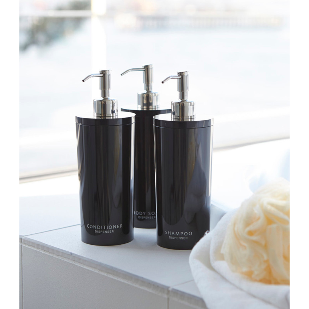 Round Shower Dispenser Set for a Tidy Space