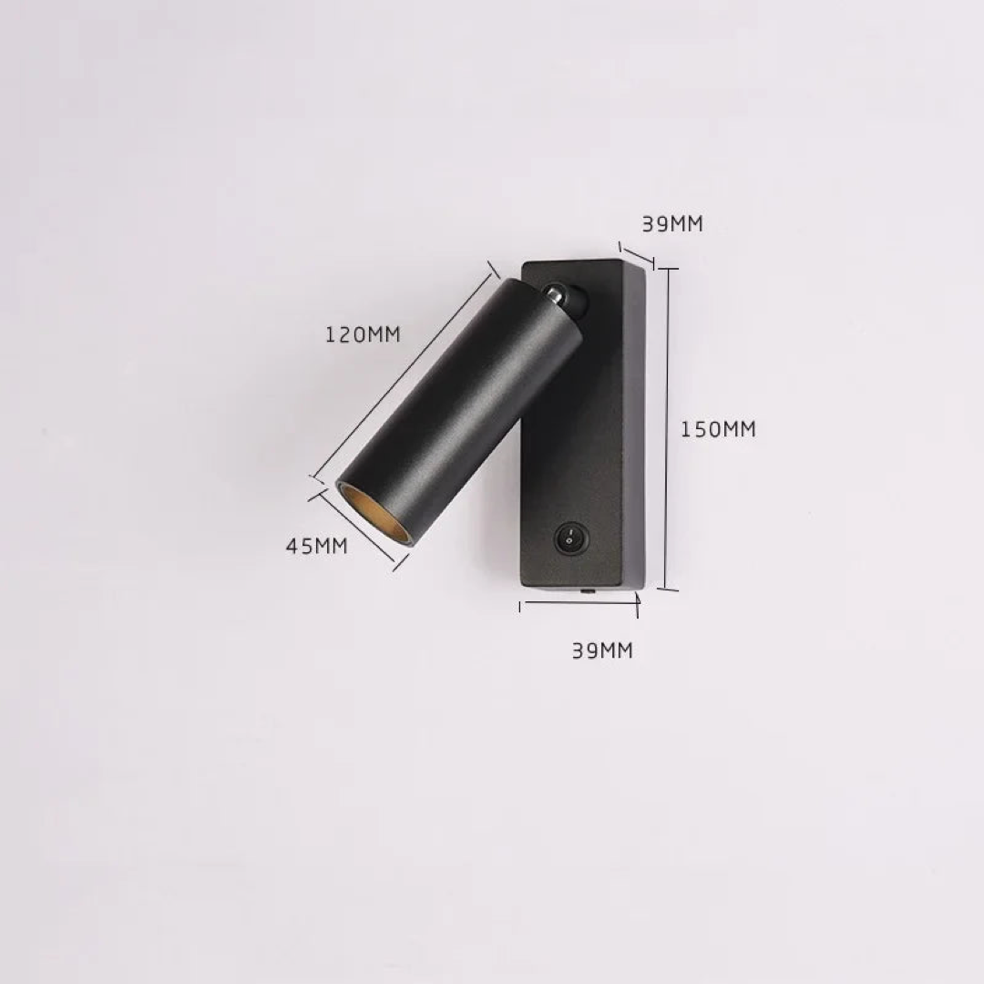 Adjustable LED Wall Light for Clutter-Free Reading