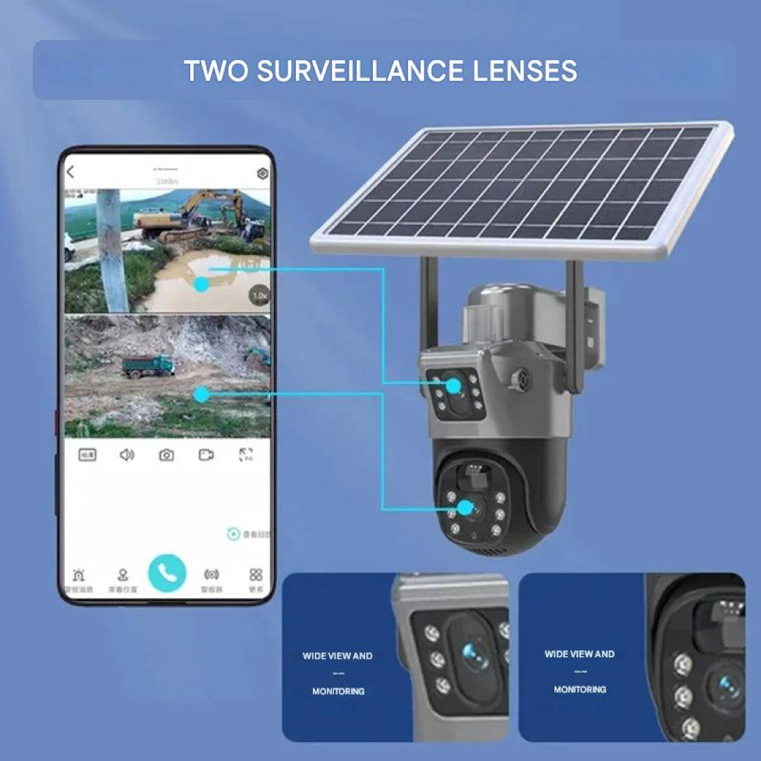 Solar Security Camera for Smarter Outdoor Monitoring