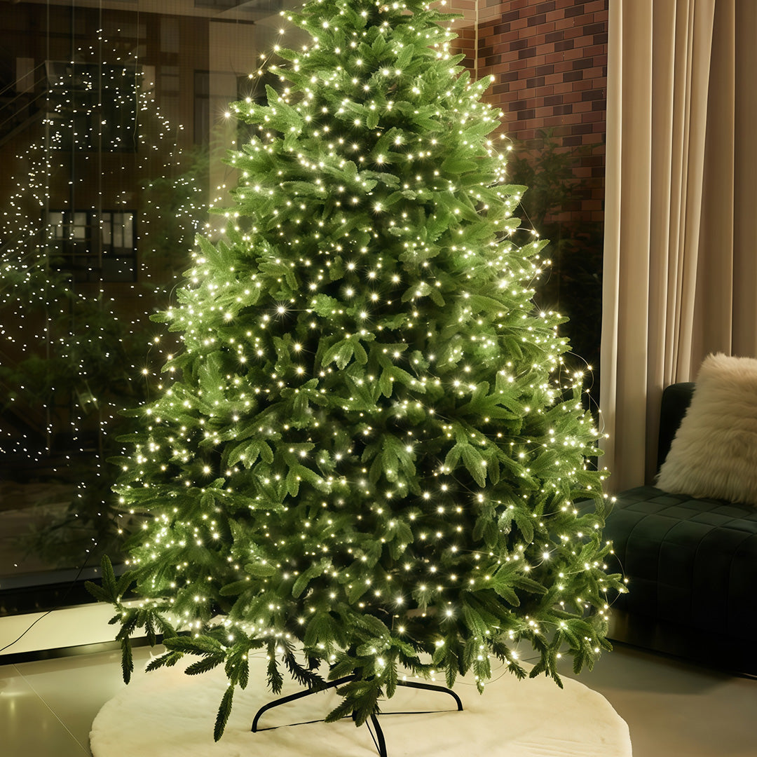 Green LED Christmas Lights For Cozy Holiday Glow