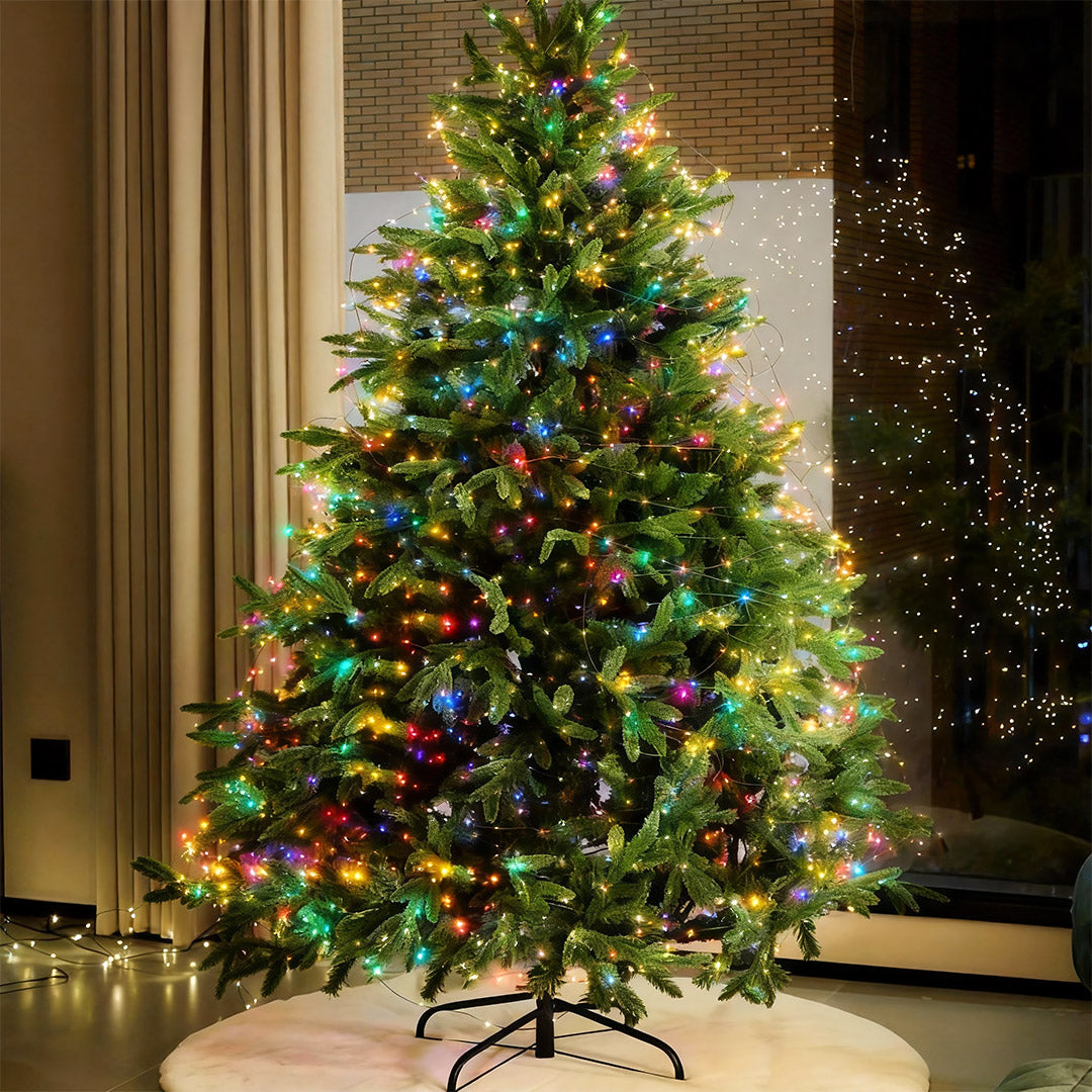 Green LED Christmas Lights For Cozy Holiday Glow