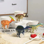 Hand-Painted Dinosaur Mug For Playful Coffee Breaks