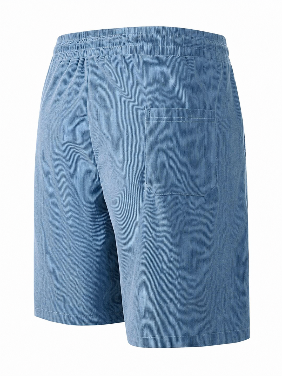 Men's Shorts with Elastic Waist and Drawstrings, Relaxed Fit