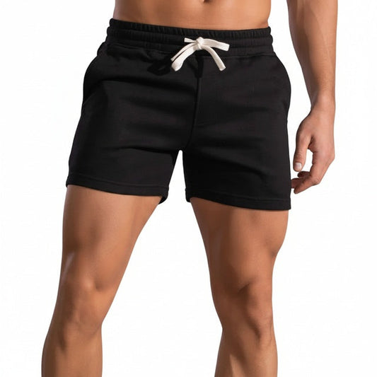 Men's Shorts with Elastic Waist and Drawstring