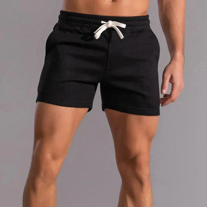 Men's Shorts with Elastic Waist and Drawstring