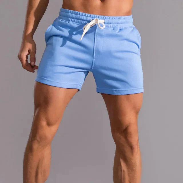 Men's Shorts with Elastic Waist and Drawstring