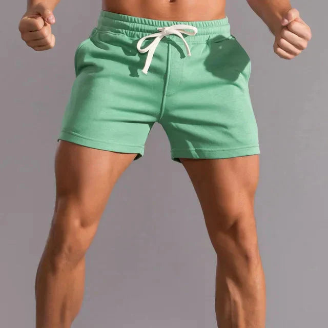 Men's Shorts with Elastic Waist and Drawstring