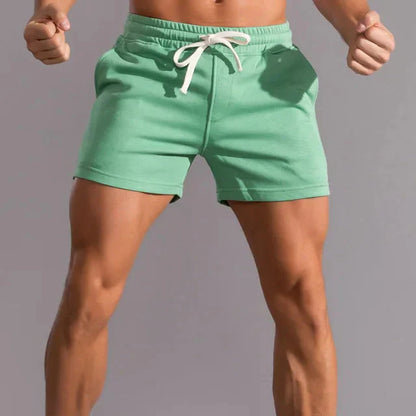 Men's Shorts with Elastic Waist and Drawstring