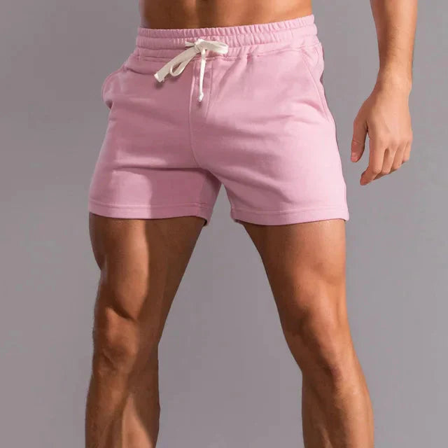 Men's Shorts with Elastic Waist and Drawstring