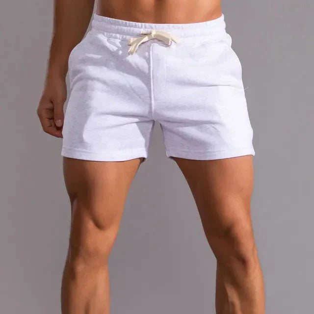 Men's Shorts with Elastic Waist and Drawstring