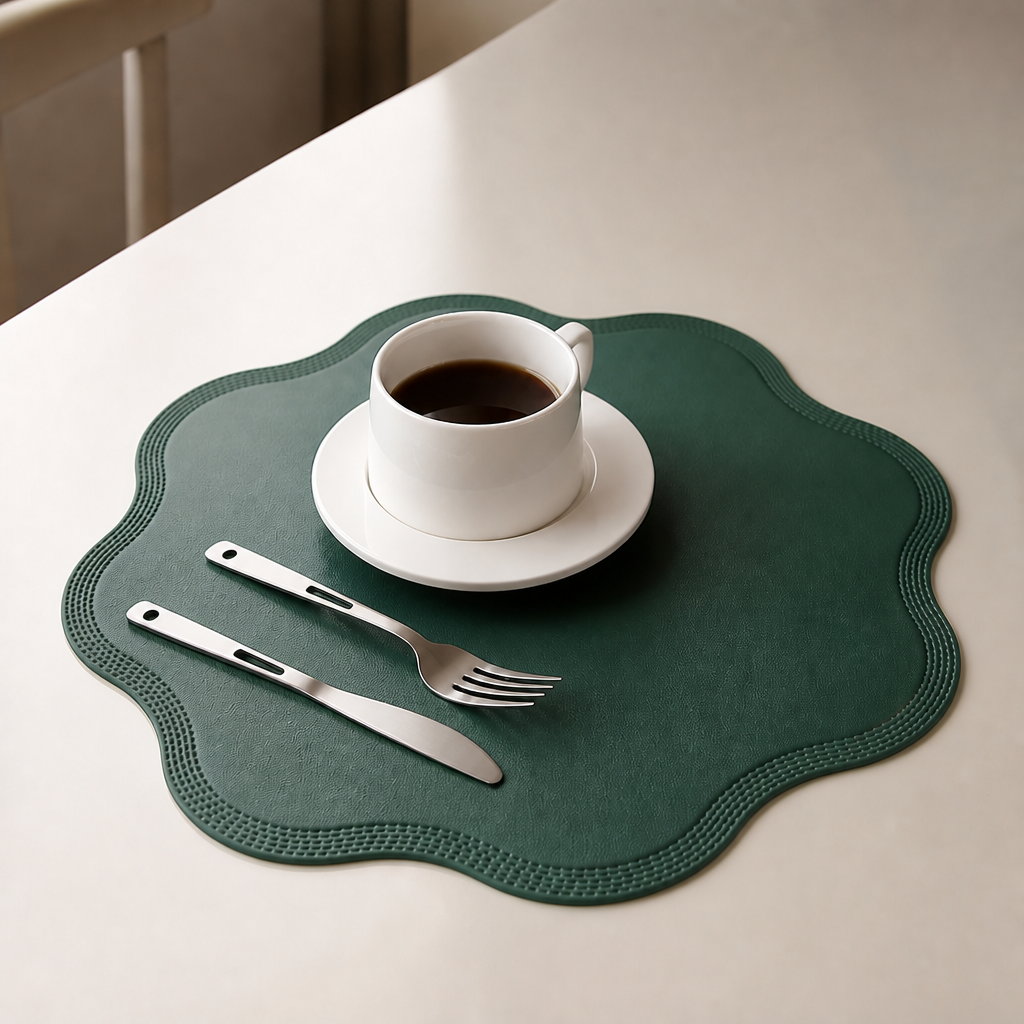 Floral Table Placemats That Wipe Clean