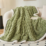 Sherpa Fleece Throw Blanket For Cozy Evenings