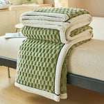 Sherpa Fleece Throw Blanket For Cozy Evenings