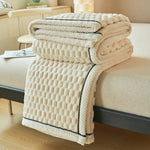 Sherpa Fleece Throw Blanket For Cozy Evenings