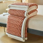 Sherpa Fleece Throw Blanket For Cozy Evenings