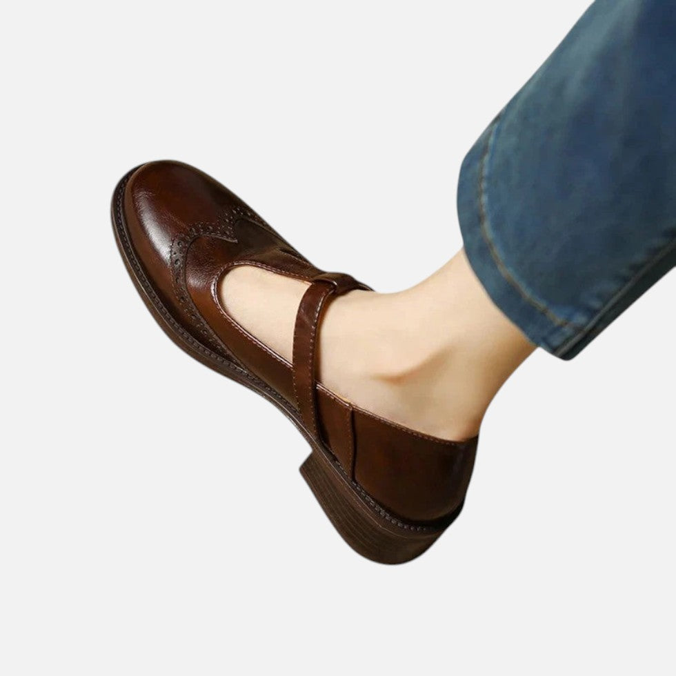 Women's Mary Jane Shoes with Buckle