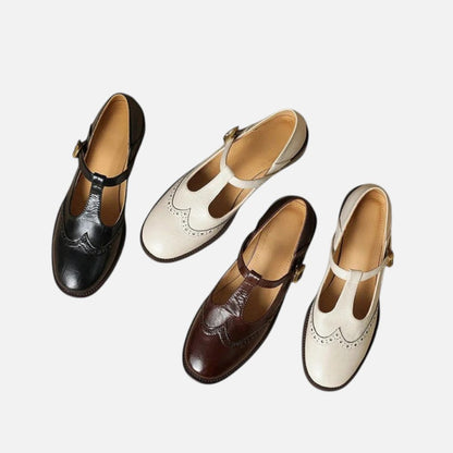 Women's Mary Jane Shoes with Buckle