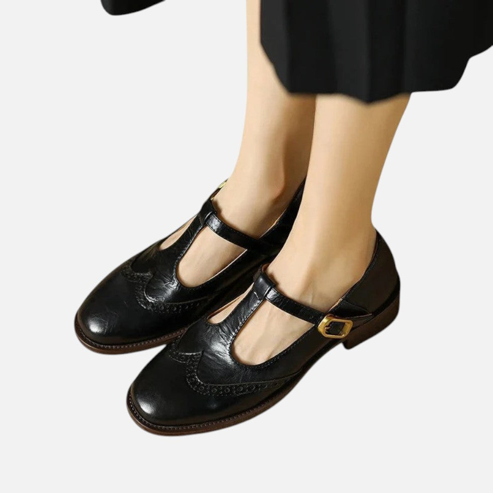 Women's Mary Jane Shoes with Buckle