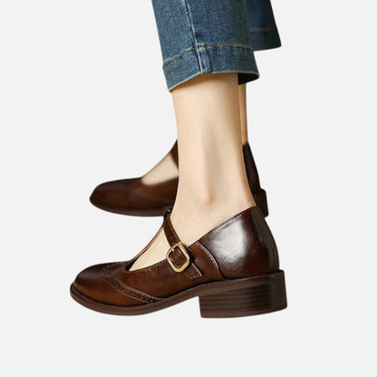 Women's Mary Jane Shoes with Buckle