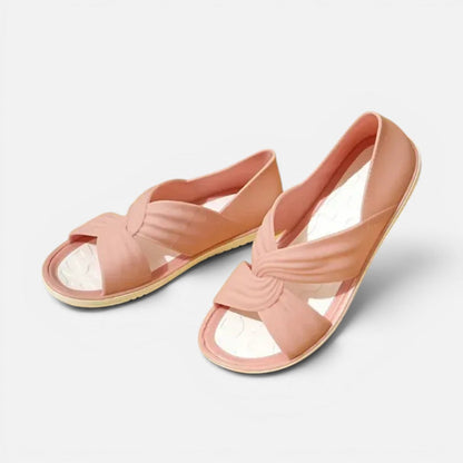 Women's sandals with knot detail