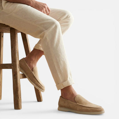 Men's Loafer Slip On Moccasin Suede Look