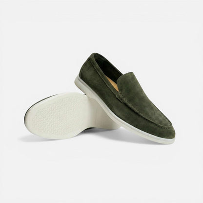 Men's Loafer Slip On Moccasin Suede Look