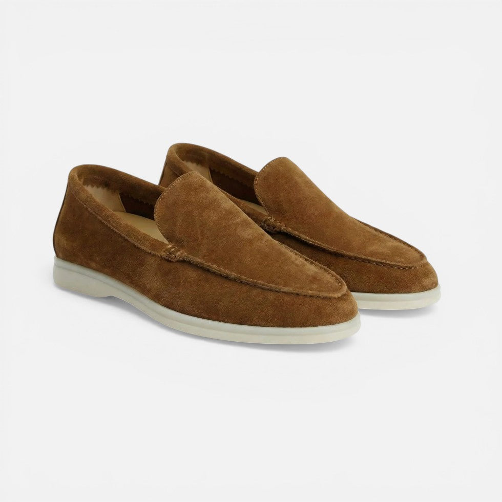 Men's Loafer Slip On Moccasin Suede Look