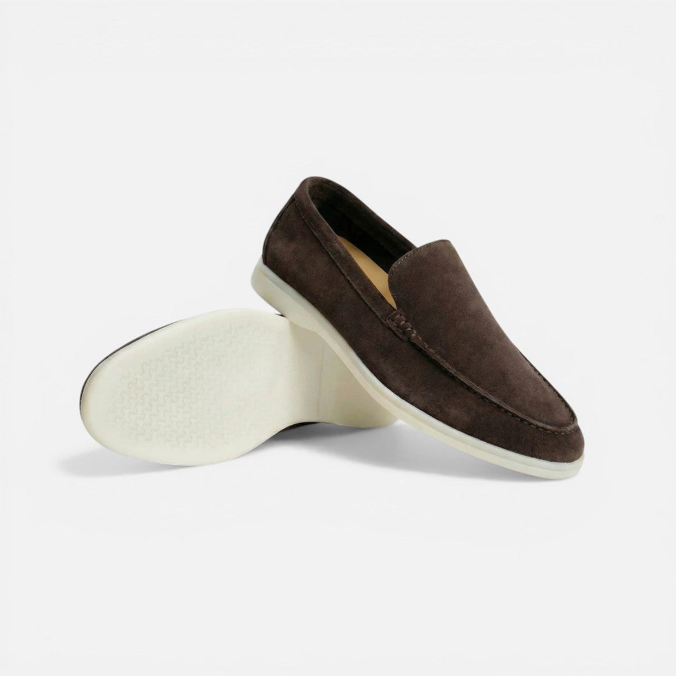 Men's Loafer Slip On Moccasin Suede Look