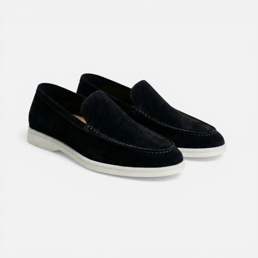 Men's Loafer Slip On Moccasin Suede Look