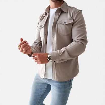 Overshirt/shirt jacket with chest pockets