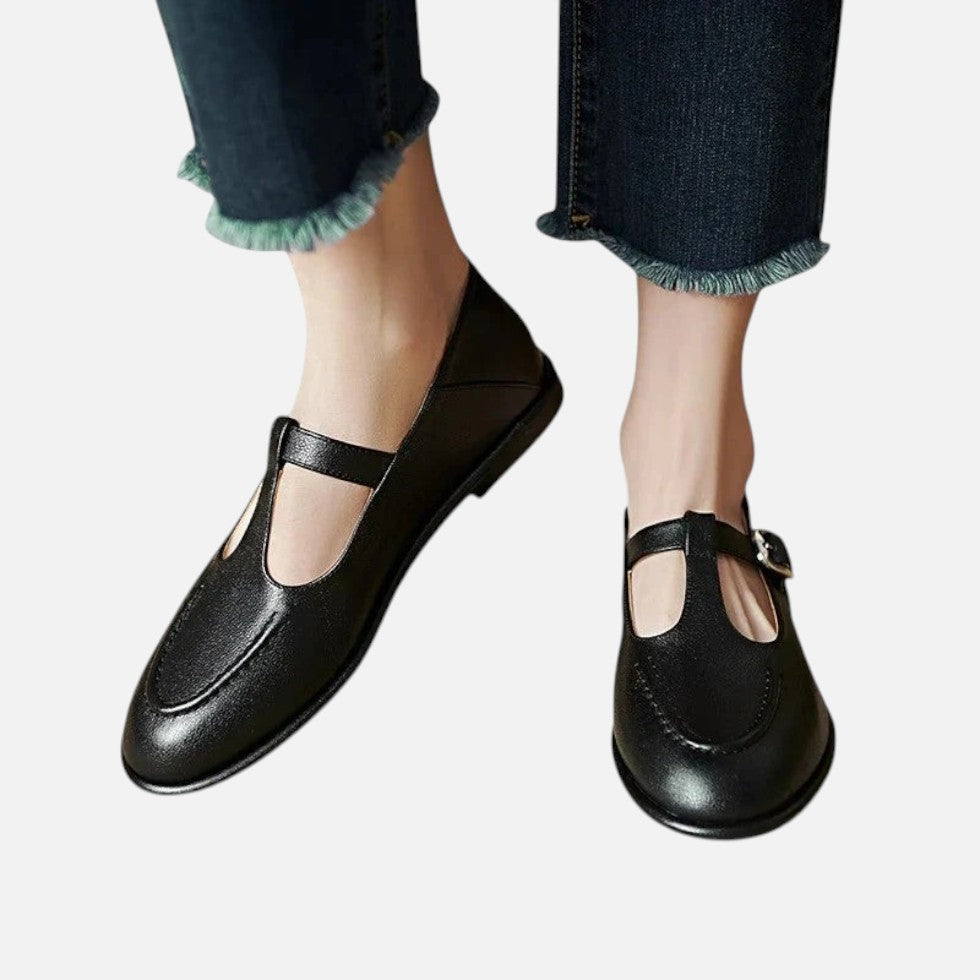 Women's Mary Jane Shoes with Buckle