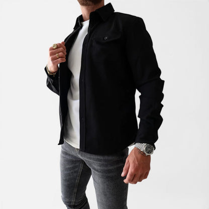 Overshirt/shirt jacket with chest pockets