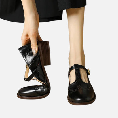 Women's Mary Jane Shoes with Buckle