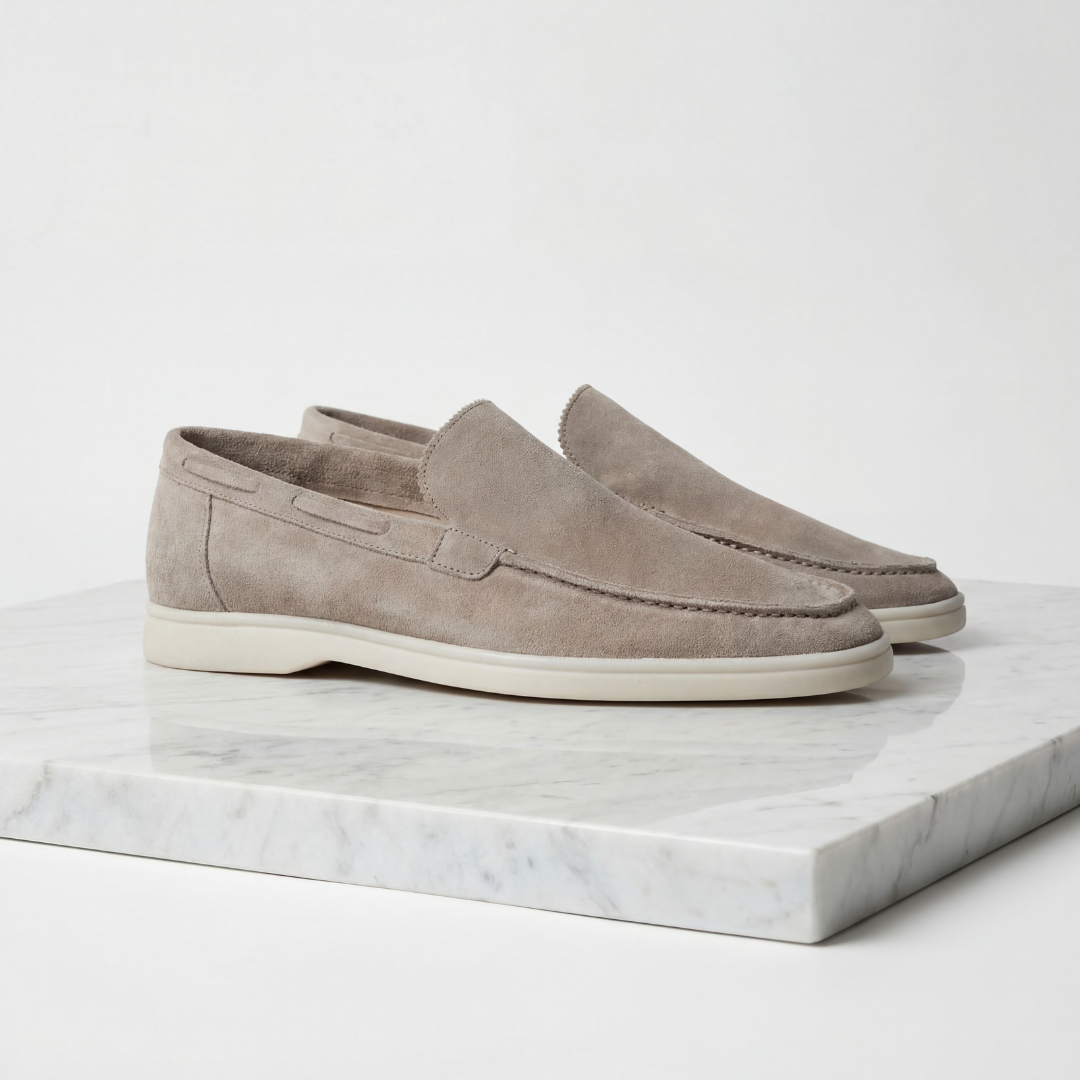 Men's Suede Loafers Classic Casual Formal