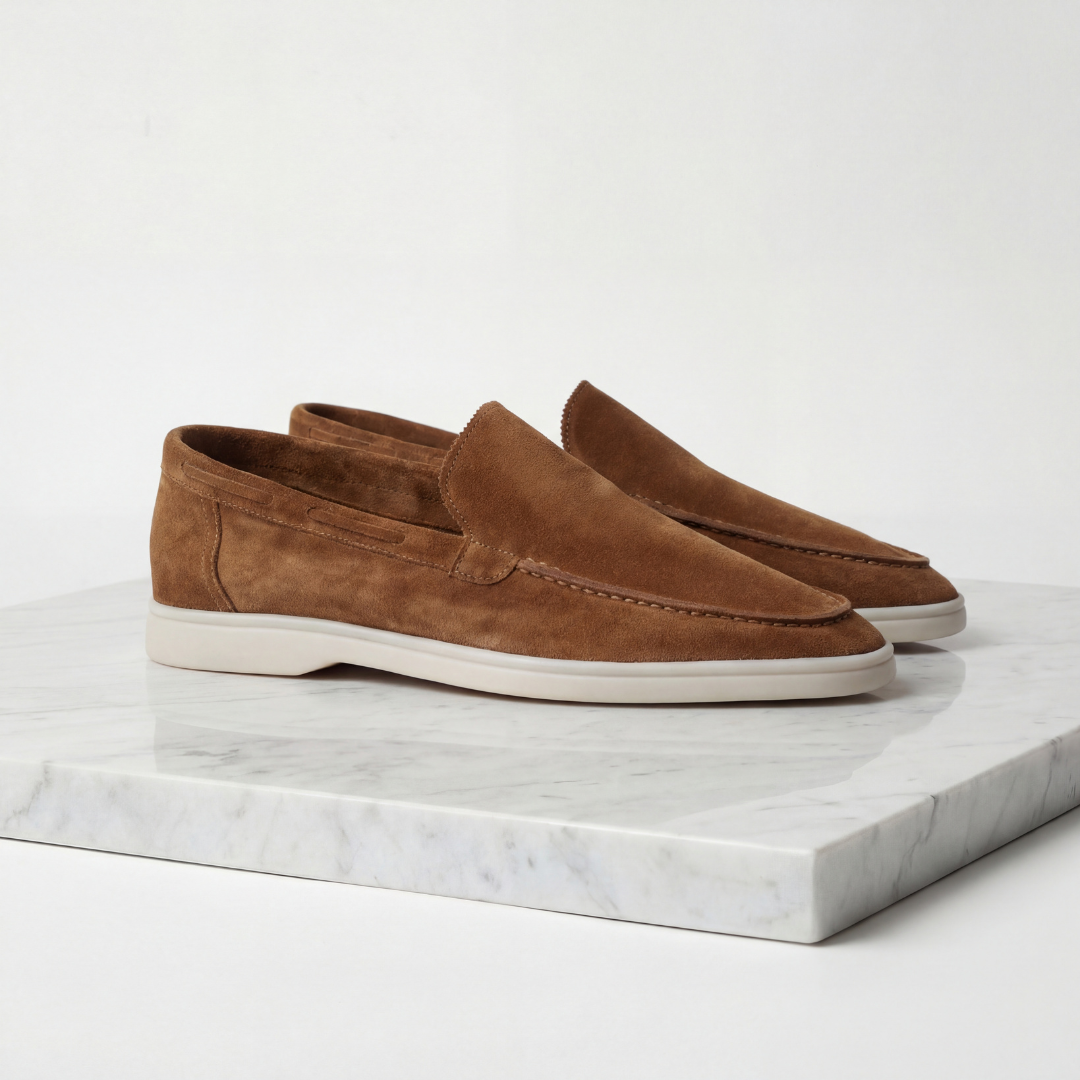 Men's Suede Loafers Classic Casual Formal