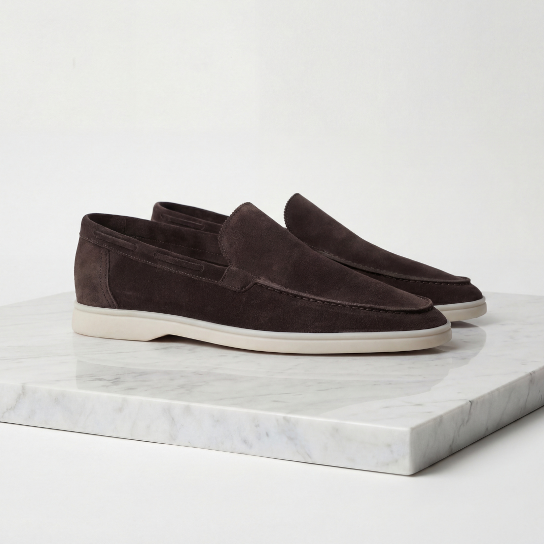 Men's Suede Loafers Classic Casual Formal