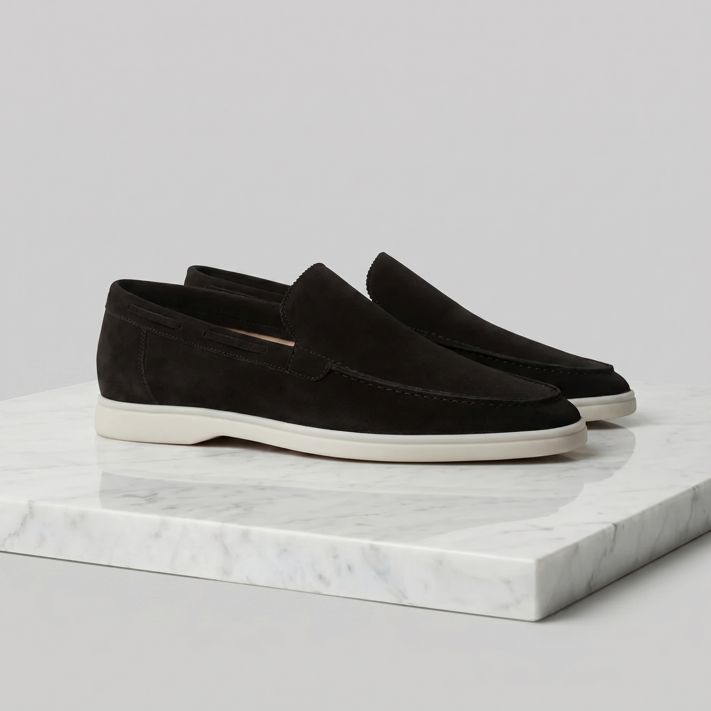 Men's Suede Loafers Classic Casual Formal