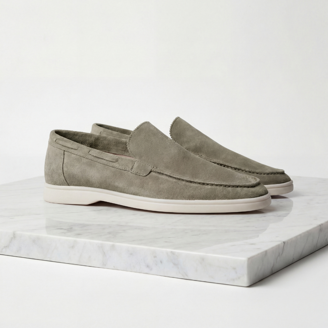 Men's Suede Loafers Classic Casual Formal