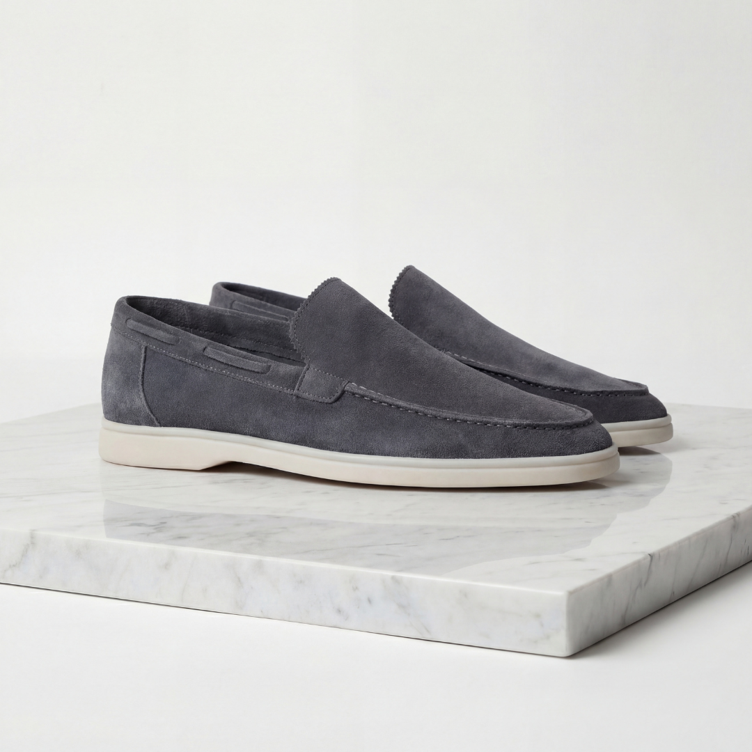 Men's Suede Loafers Classic Casual Formal