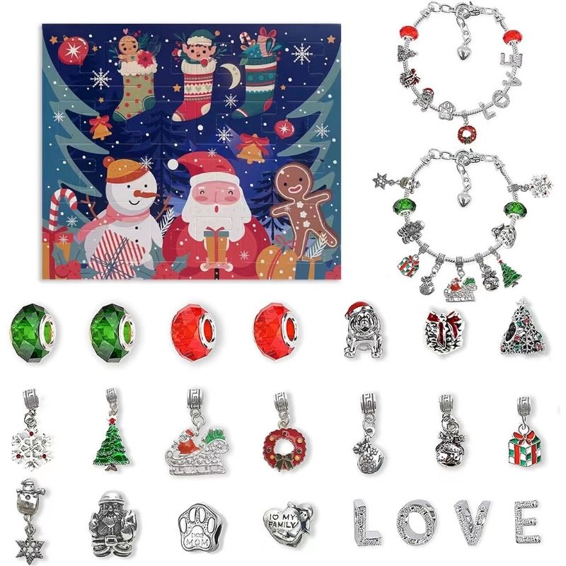 DIY Bracelet Advent Calendar For Festive Fun
