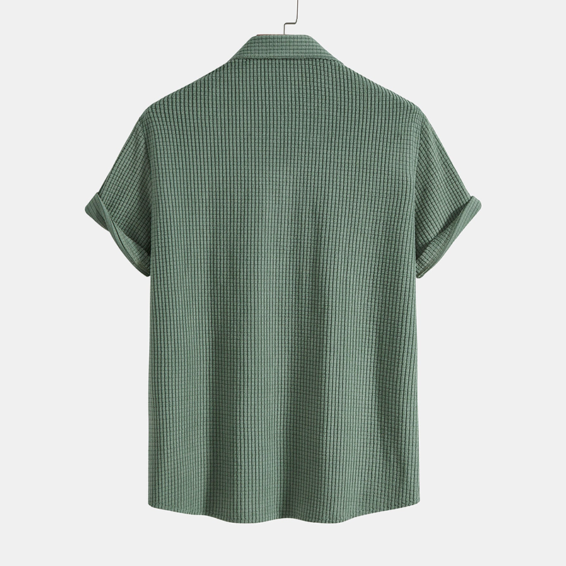Garrett | Men’s Casual Short Sleeve Two Piece Set with Drawstring Shorts