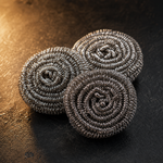 Titanium Pan Scrubbers for Gentle Deep Cleaning