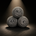 Titanium Pan Scrubbers for Gentle Deep Cleaning