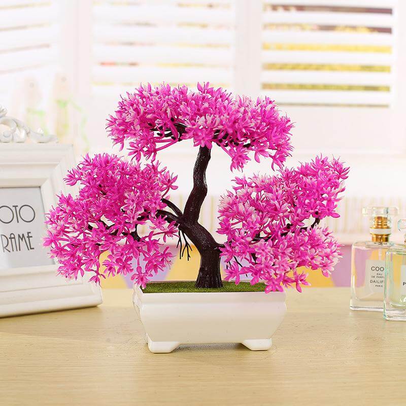 Artificial Flower Bonsai For Easy Table Decor