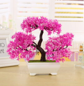 Artificial Flower Bonsai For Easy Table Decor