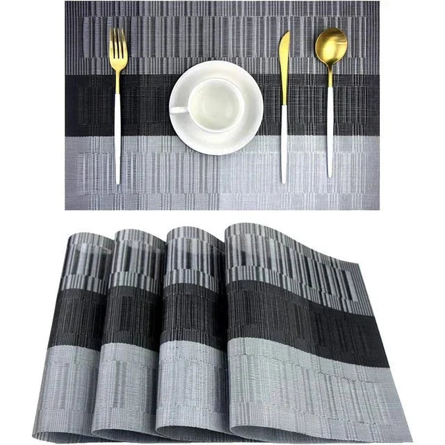 Woven Table Mat Set For Everyday Protection