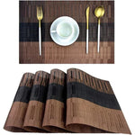 Woven Table Mat Set For Everyday Protection