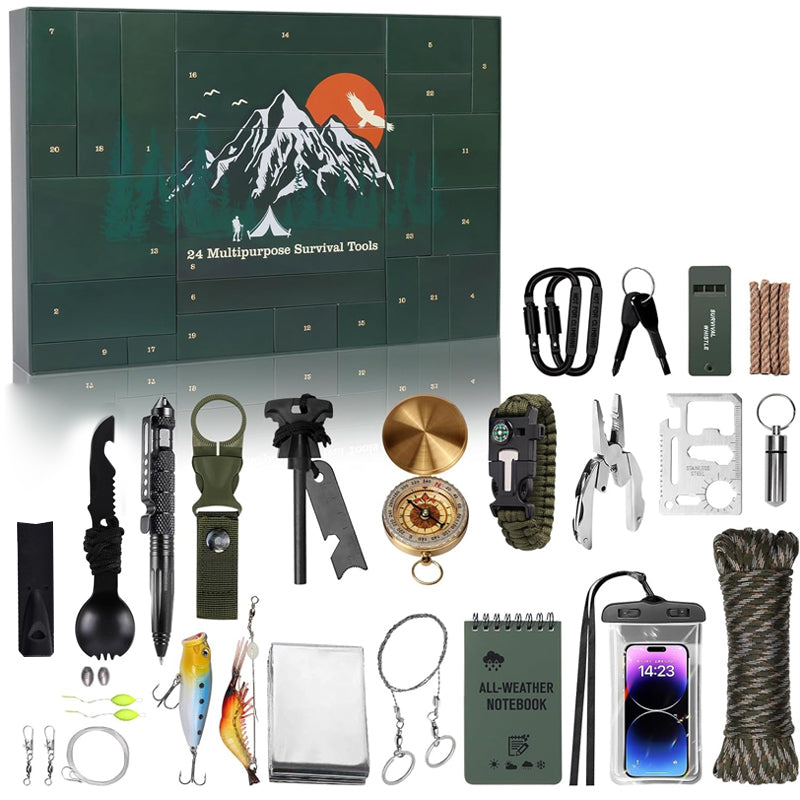 Survival Kit Advent Calendar For Daily Adventure