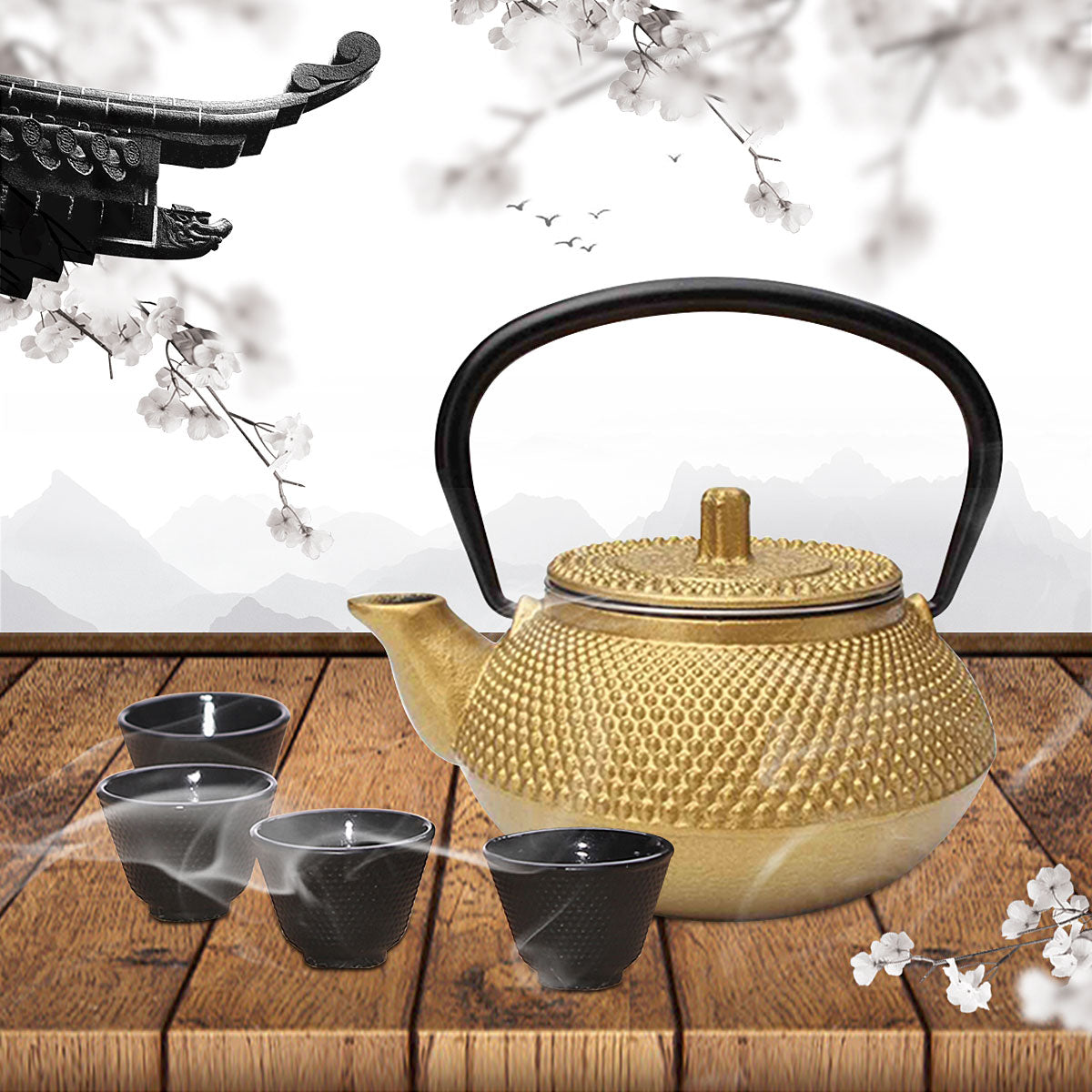 Cast Iron Tea Kettle For Cozy Tea Moments